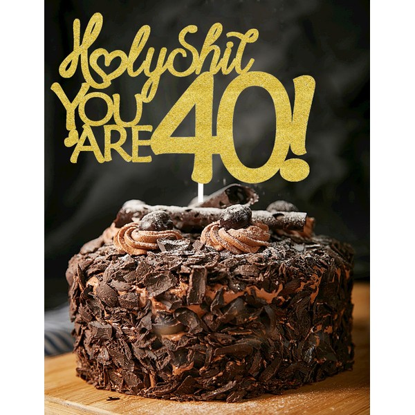 Decoración divertida para tartas de 40 cumpleaños para hombres, decoración de 40 tartas para mujeres, decoración de 40 cumpleaños, decoración para tartas de 40 cumpleaños, decoración para tartas de 40 cumpleaños, cuarenta de 40 cumpleaños