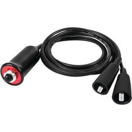 Performance Tool W80586 Heavy Duty Remote Starter for Car and Truck Engines with Push-Button Switch and 5-ft Wire Leads , Black