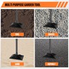 Garden Steel Tamper with 45 Inch Handle, Hand Ground Tamper
