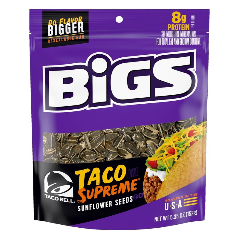 BIGS Sunflower Seeds, Taco Bell Taco Supreme Flavor, Easter Basket
