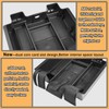 TACOBRO [Full-Coverage Center Console Organizer Compatible with 2019-2022 Chevy Silverado