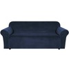H.VERSAILTEX Stretch Velvet Sofa Covers for 3 Cushion Couch Covers