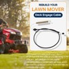 ZAMDOE 175067 Deck Clutch Cable Deck Engagement Cable Compatible for