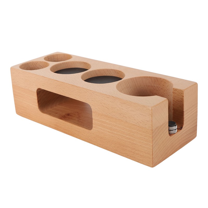 Wood Coffee Filter Tamper Holder Wooden Coffee Tamper Mat Stand