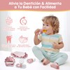 Guante de Dentición de Silicona para Bebés, Chupon para Frutas