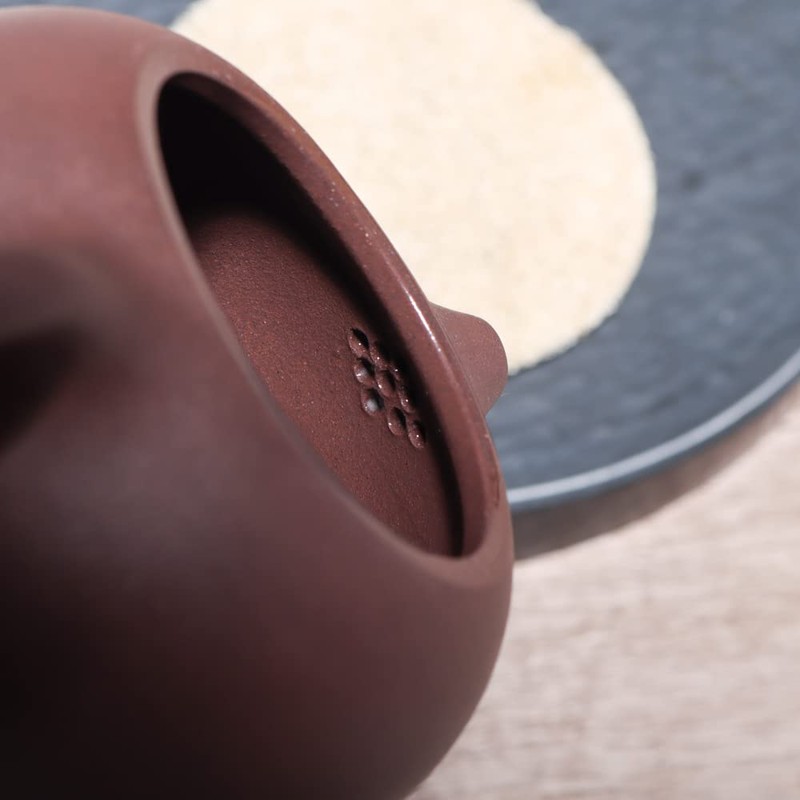 Xishi Teapot 7oz Chinese Zisha Clay Pot Ceramics Purple Sand