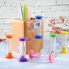 2 Minute Plastic Sand Timer Hourglass Sand Clock with Suction