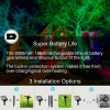 T-SUN 8× Solar Spot Lights Color Changing Outdoor Garden Lawn