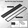 Mirravative Linear Shower Drain, 304 Stainless Steel with Adjustable Leveling