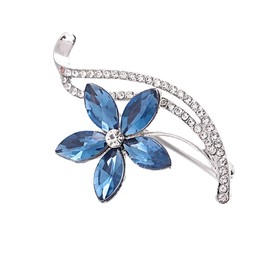 Women's Brooches & Pins,Forget Me Not Brooch for Women,Brooch Pin,Flower Brooches,Flower Jewellery Crystal Rhinestone Pin Vintage Gifts for Women Valentine's Day Anniversary Holiday