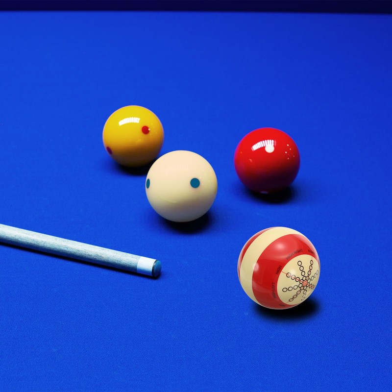 PATIKIL 2PCS 57.2mm Billiard Practice Training Cue Ball AAA Grade