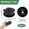 Fogbush Strimmer Wire Replacement, 4Pcs Strimmer Spool Compatible with Bosch