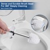 Gricol Toilet Brush with Stainless Steel Container with Splash Guard