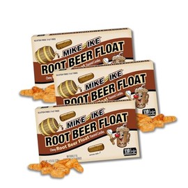 Mike and Ike Chewy Candies – 3 Pack (4.25 oz Each) – Gluten-Free, Fat-Free, Theater Box Size – Assorted Flavors Available (Root Beer)