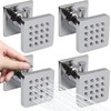 Shower Body Spray Solid Brass Massage Jets Wall Mount, Matte