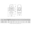 'Mixer Esbe VTA32235-60°C, 3/4Male PN10, Max 95°C 1.5KVS