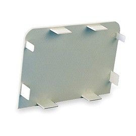 Diversitech End Cap, 3/8 in. L, 3-7/8 in. H, PK4, White (230-MBCW)