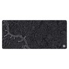 Black Topograph Canyon Deskpad | Water-Resistant | 5mm Thick |