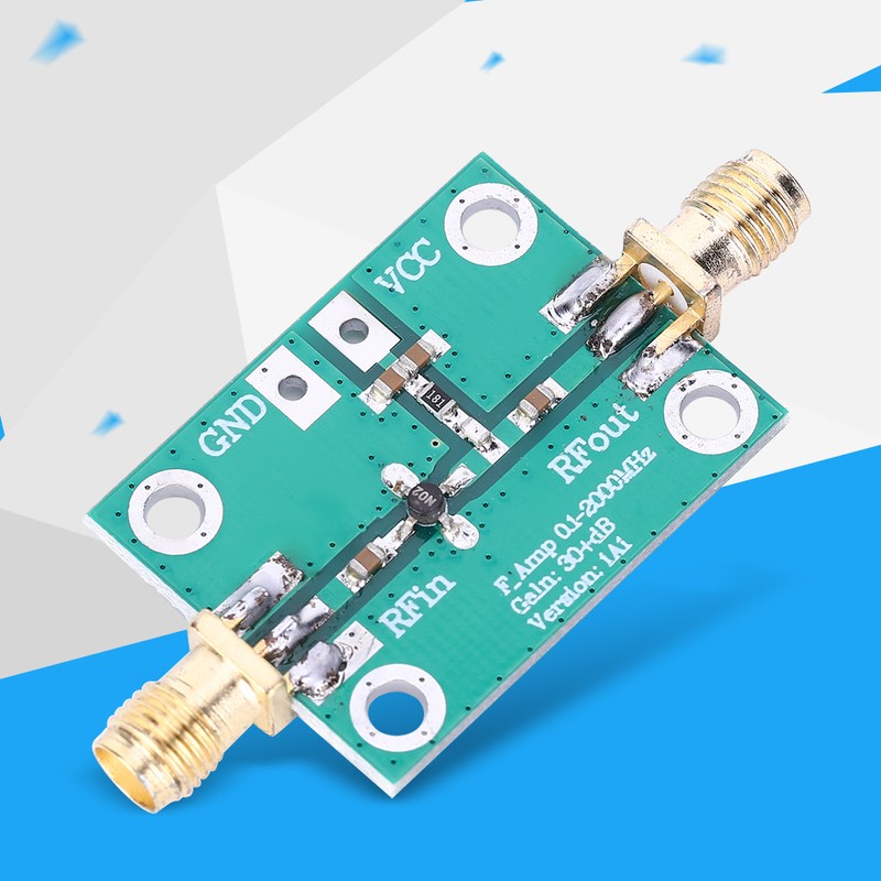 RF Broadband Amplifier Low Noise LNA Board Module 0.1-2000MHz Gain