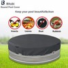 Bitubi 7-8 Ft Steel Round Stock Tank Pool Cover,Upgraded with