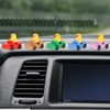 50pcs Garden Tiny Ducks Bulk, Multi-Colour Resin Miniature Duck Figures
