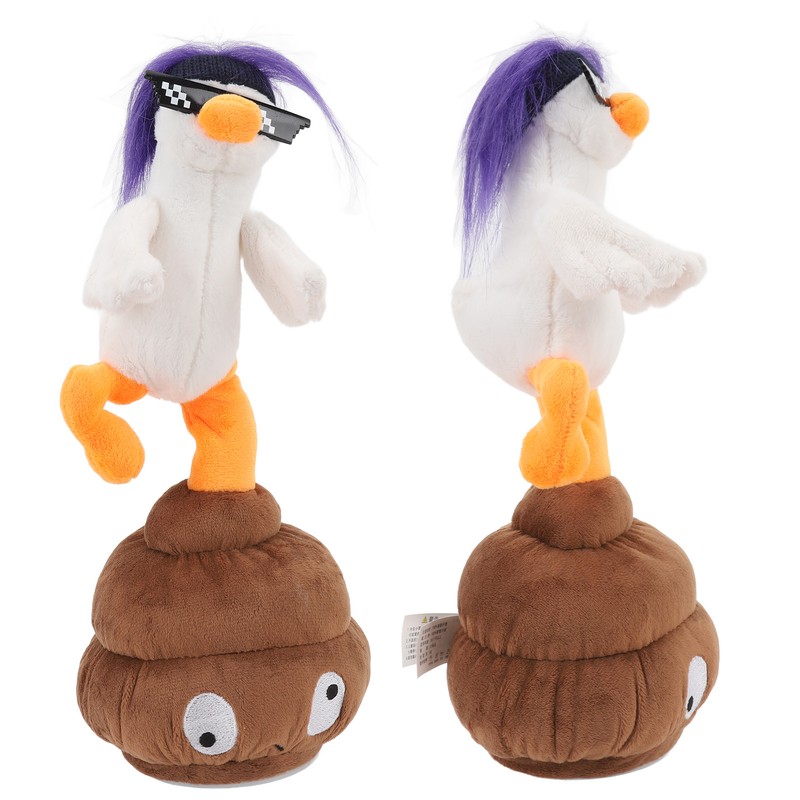 Baby Electric Plush Doll Goose Shape Interactive Talking Singing Dancing