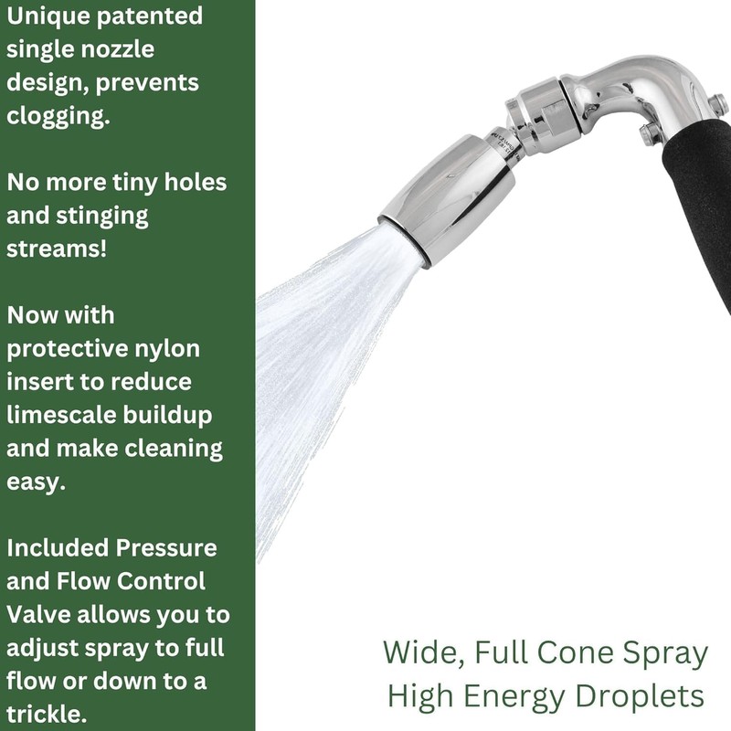 Fixed RV Shower Head with On Off Switch (Plumbing Code