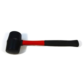 Rubber Hammer Fibreglass Handle Rubber Hammer Soft Hammer Tile Hammer 16 oz 450 g