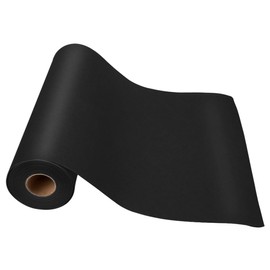 RINGSUN Wrapping Paper Roll, Gift Wrapping Paper, Kraft Paper 80gsm, Ideal for Packing Present Wrapping Art Craft Postal Shipping (Black, 30x1000cm)