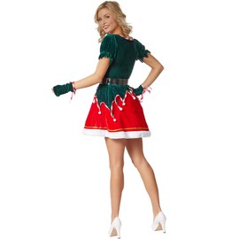 dressforfun 900846 Women's Elf Costume, Gnome Christmas Elf, Various Sizes, L, No. 303412