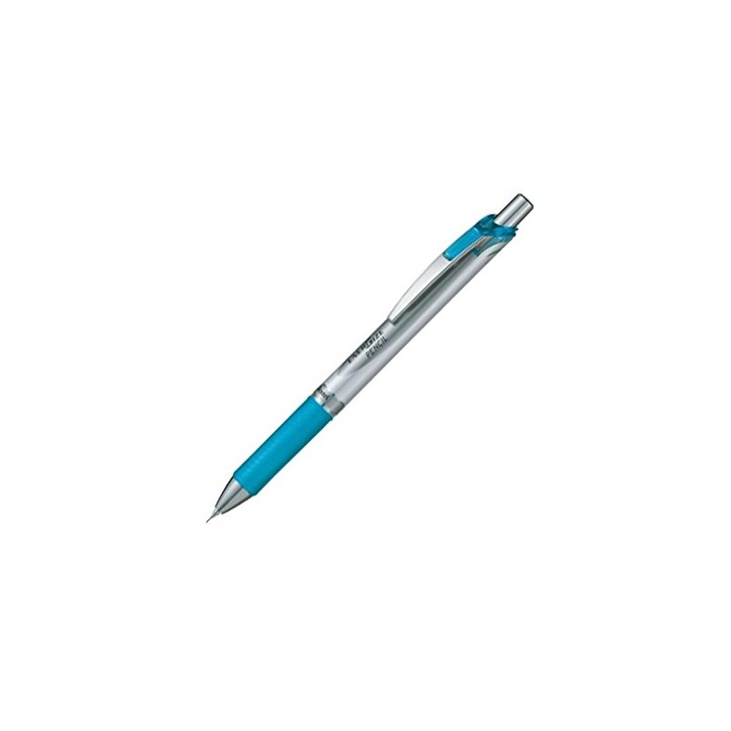 ぺんてる パック入りシャープペンシル エナージェルシャープ 0.5mm スカイブルー軸 XPL75-S