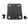 Greenten Black 4 Bolt Neck Plate Plain,Roller String Trees String