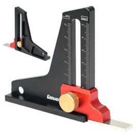 Höhenmesser, Tiefenmesser, Aluminiumlegierung Höhenmesser für Zuhause, Heimwerker, Holzbearbeitung, Holzbearbeitungswerkzeug(COLOR:wie abgebildet)