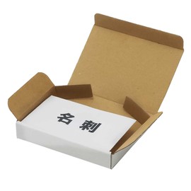Earth Cardboard ID0481 Small Cardboard Boxes for Envelopes, Set of 30, White, Small, Cardboard, Shaped Outside, Business Card Size
