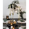 Flameless Taper Candles with Remote Timer, Battery Operated Led Warm