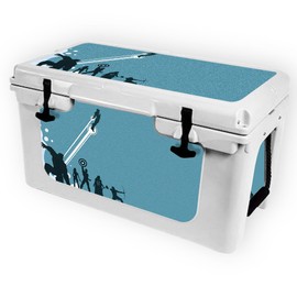 MightySkins (Cooler Not Included) Skin Compatible with RTIC 45 Cooler (2017 Model) - Super Squad | Protective, Durable, and Unique Vinyl Decal wrap Cover | Easy to Apply | Made in The USA