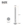 DTGN 1/4" x 2-1/2" Hex Lag Bolts - 10 Pack