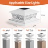 APONUO Solar Post Cap Lights 12 Pack for 4x4 5x5