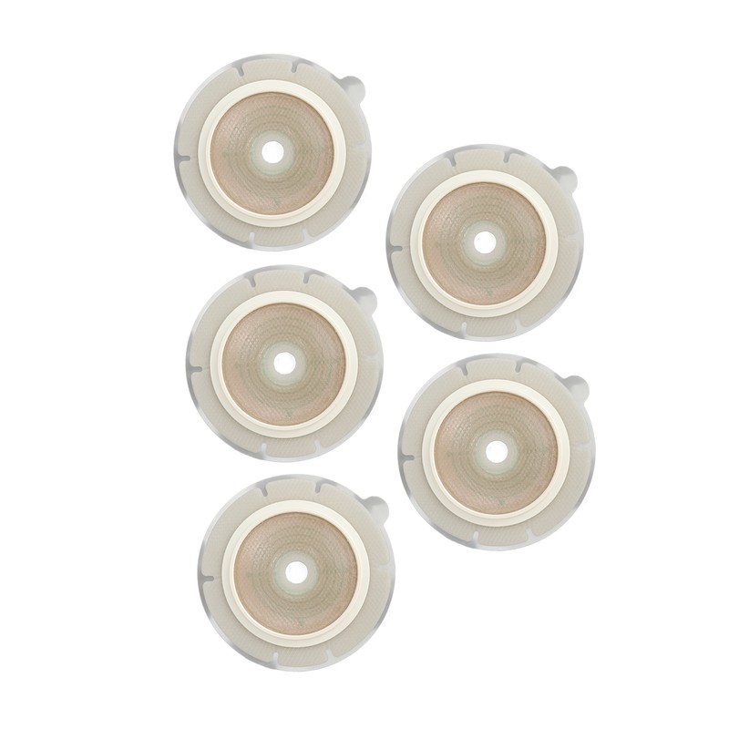 5pcs Stomahesive Flexible Skin Barrier 2 Pieces Clear Scale Hydrocolloid