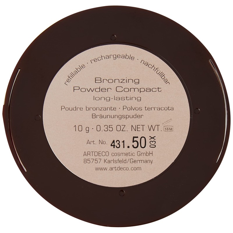 ARTDECO Bronzing Powder Compact Long-Lasting Refill - Bronzer Powder Refill