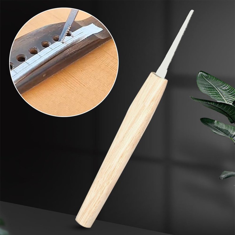 Guitar Bridge Pin Hole Slotting Saw Files for Instrument Repairing