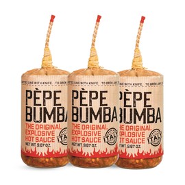 Chef Pepe's Pepe Bumba Hot Sauce, Perfect for Pasta, Sandwiches, Steak, Chicken, and More - 3-pack
