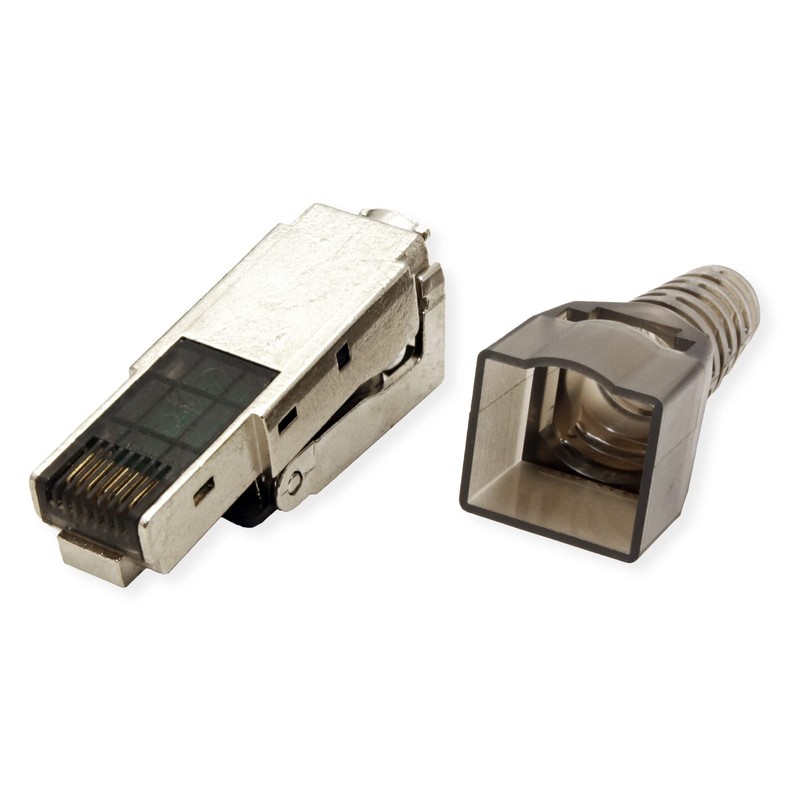 VALUE Field-mountable RJ-45 plug CAT.6A (Class EA), STP