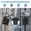 Fingerprint Padlock,Heavy Duty Smart Padlock with Key, Waterproof Bluetooth App
