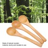 30pcs Mini Natural Wooden Children Spoon Kitchen Condiment Tool