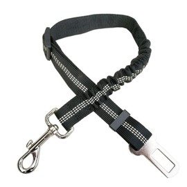 1 Pc Dog Leash, Car Seat Belt for Dogs, Dog Seat Harness, Adjustable Reflective Seat Belt, Pet Travel Accessories, Car Seat Belt, Safety Leash Dog Leash (Black)