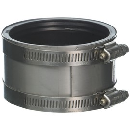 Fernco 3000-33 P3000-33 Proflex Shielded Specialty Couplings, 3" x 3", Chrome