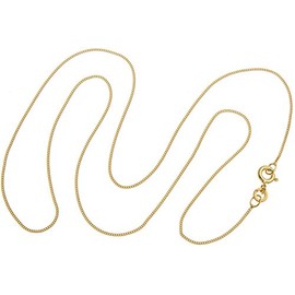Fa. Thomas Maier, 0.8mm Curb Chain Necklace, Gold chain, in Genuine 333 Gold / Choice of Length 38 - 60 cm, Yellow Gold