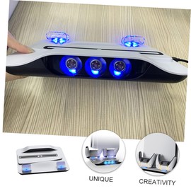 OSALADI Multi-Functional Cooling Stand Dual Charging Dock and Led Light Charging Station for Enhanced Performance and Extended Life Compatible Console
