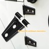 Door Hinge Cover Trim Exterior Accessories for 2007-2018 Jeep Wrangler